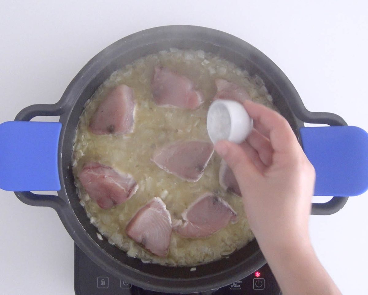 bonito encebollado paso 9