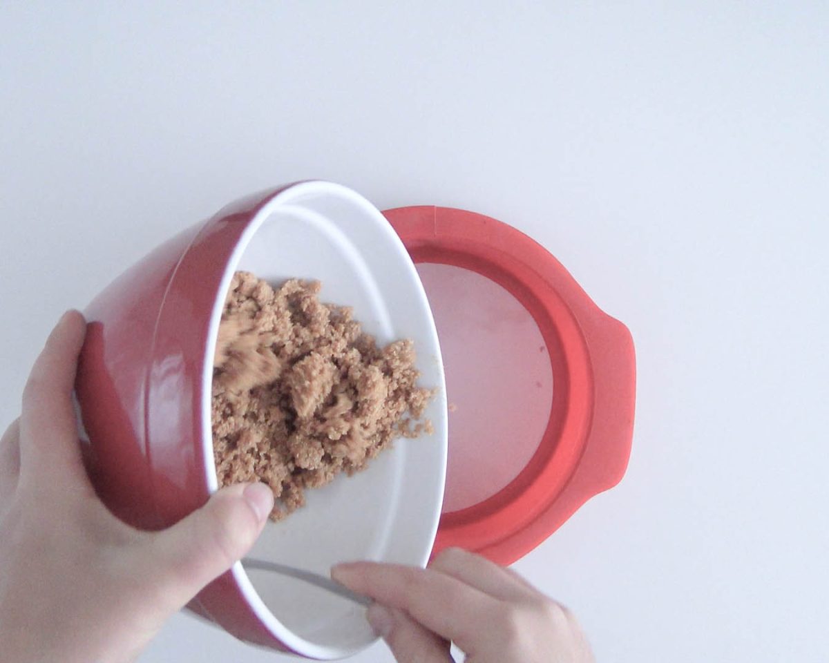 cheesecake con kakis paso 8