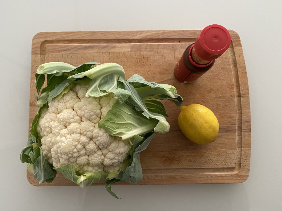 Coliflor en freidora de aire (Air Fryer)
