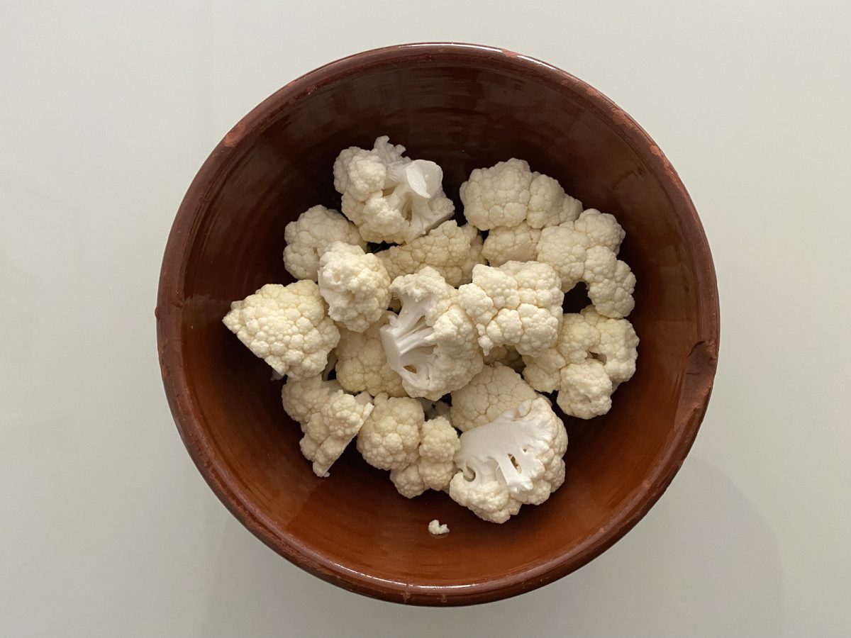 Coliflor en freidora de aire (Air Fryer)