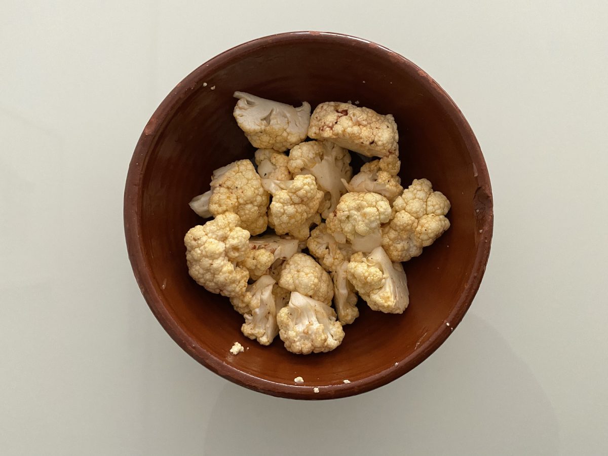 Coliflor en freidora de aire (Air Fryer)