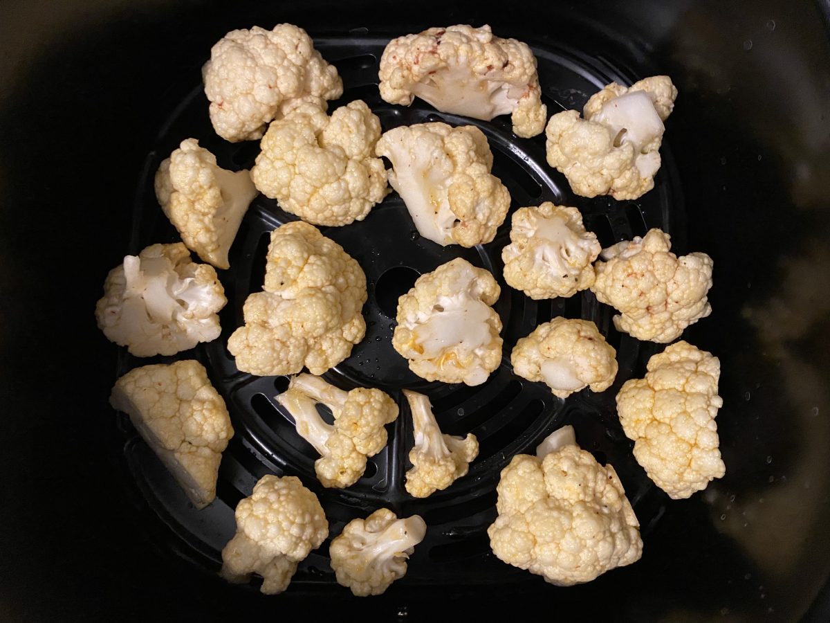 Coliflor en freidora de aire (Air Fryer)