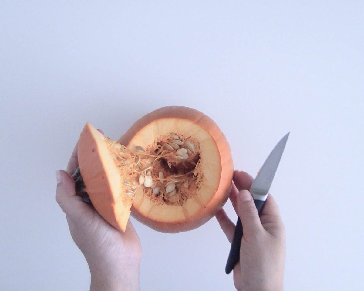 cómo decorar una calabaza paso 5