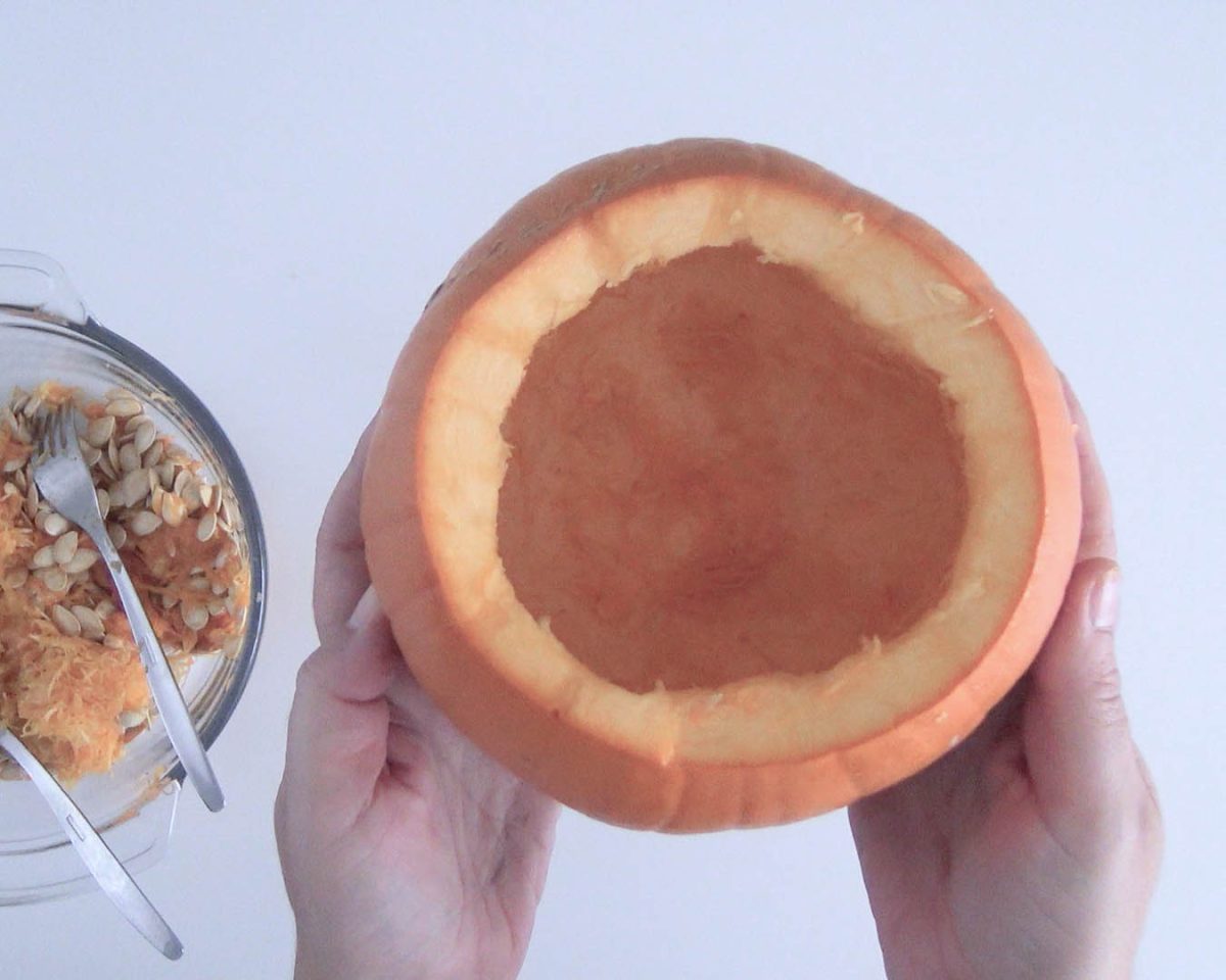 cómo decorar una calabaza paso 7