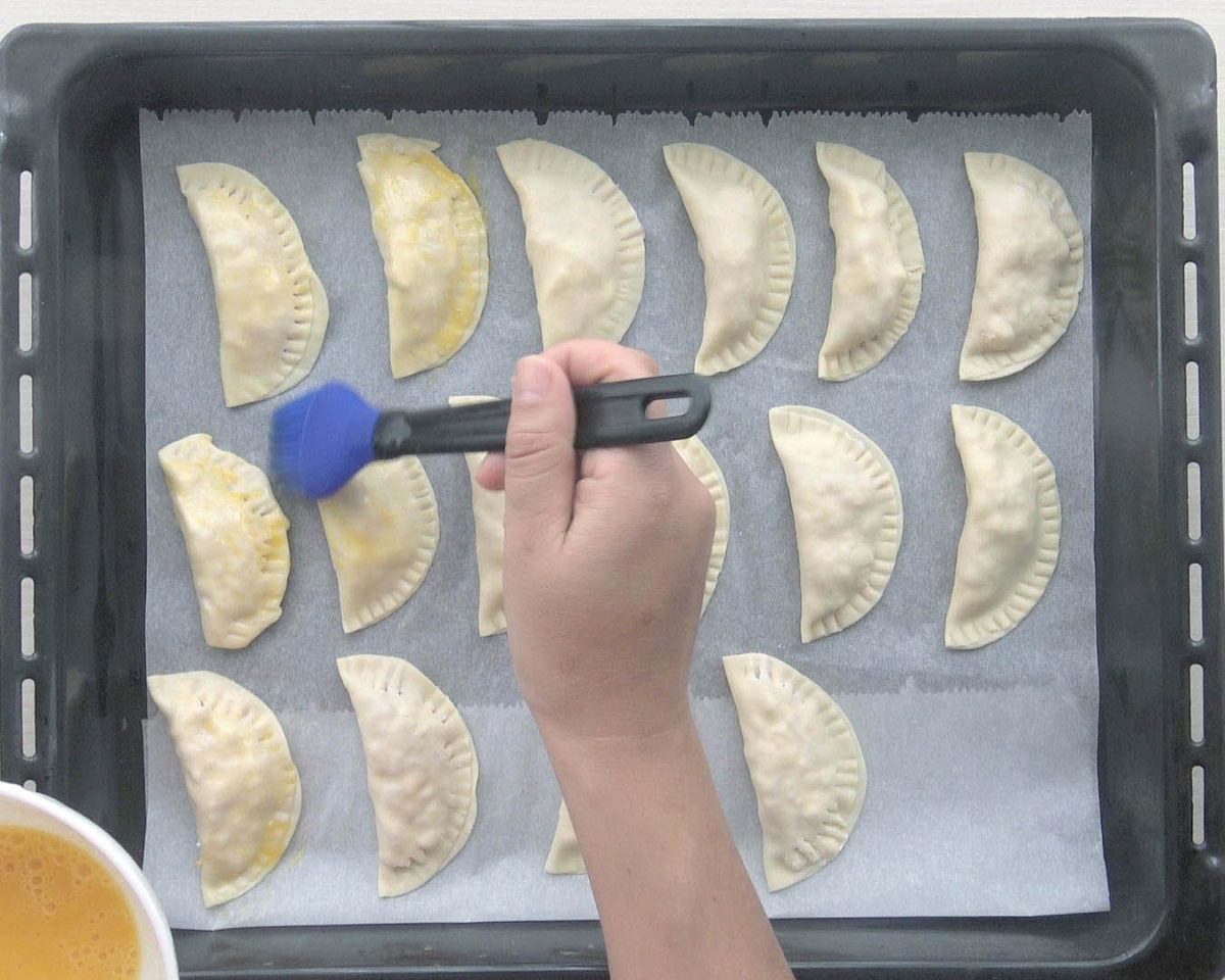 empanadillas de jamón y queso paso 9
