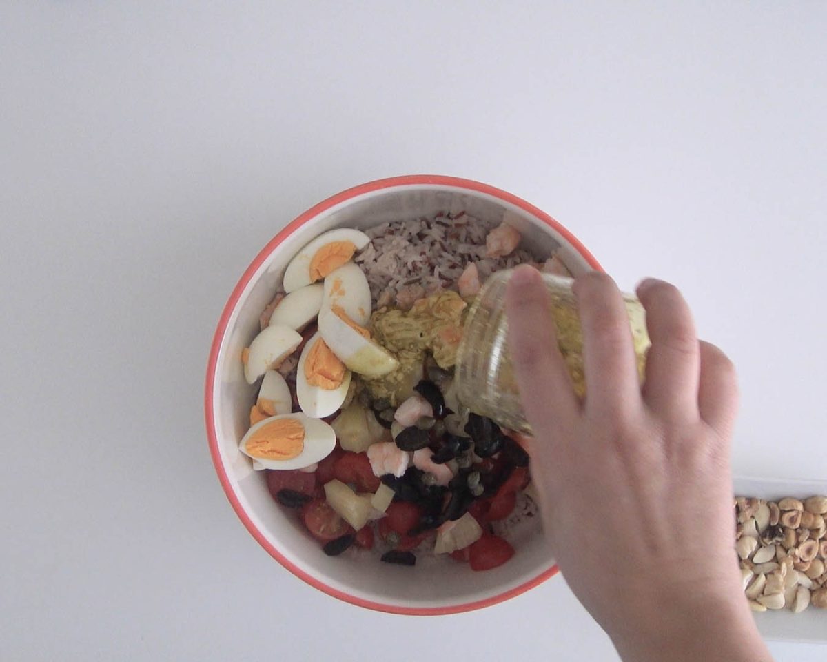 ensalada de arroz veraniega paso 12