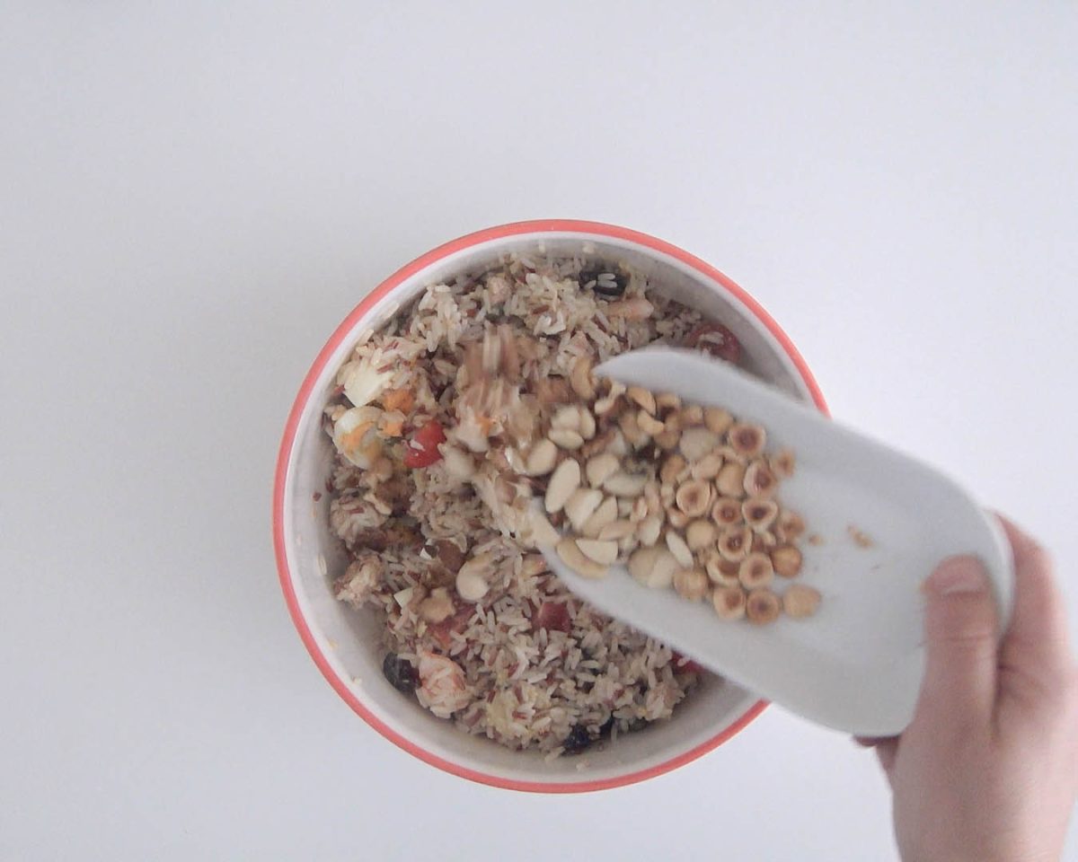 ensalada de arroz veraniega paso 13
