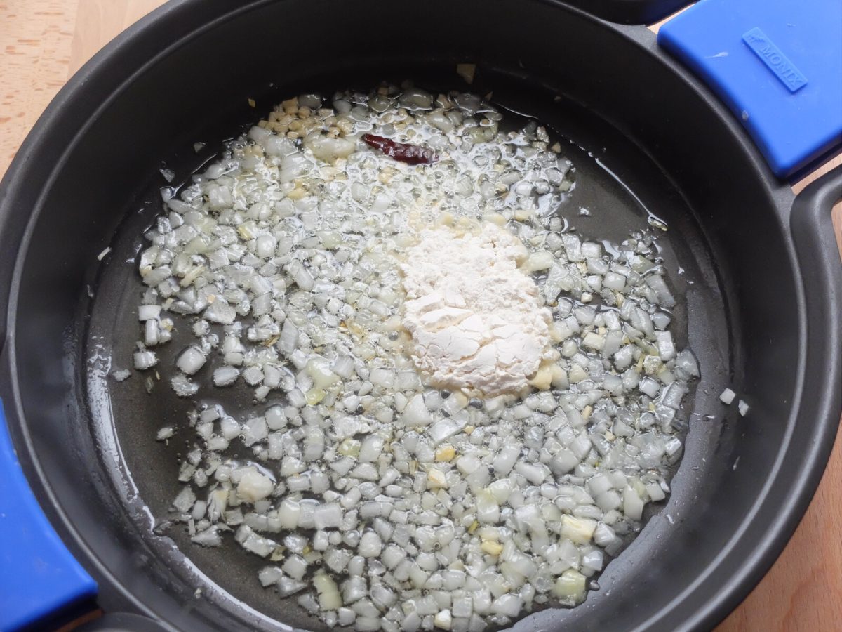 mejillones en salsa verde paso 6