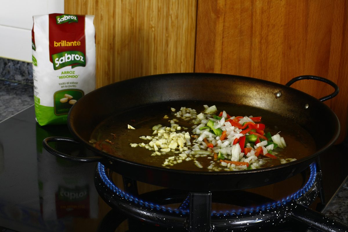 paella mixta paso 7