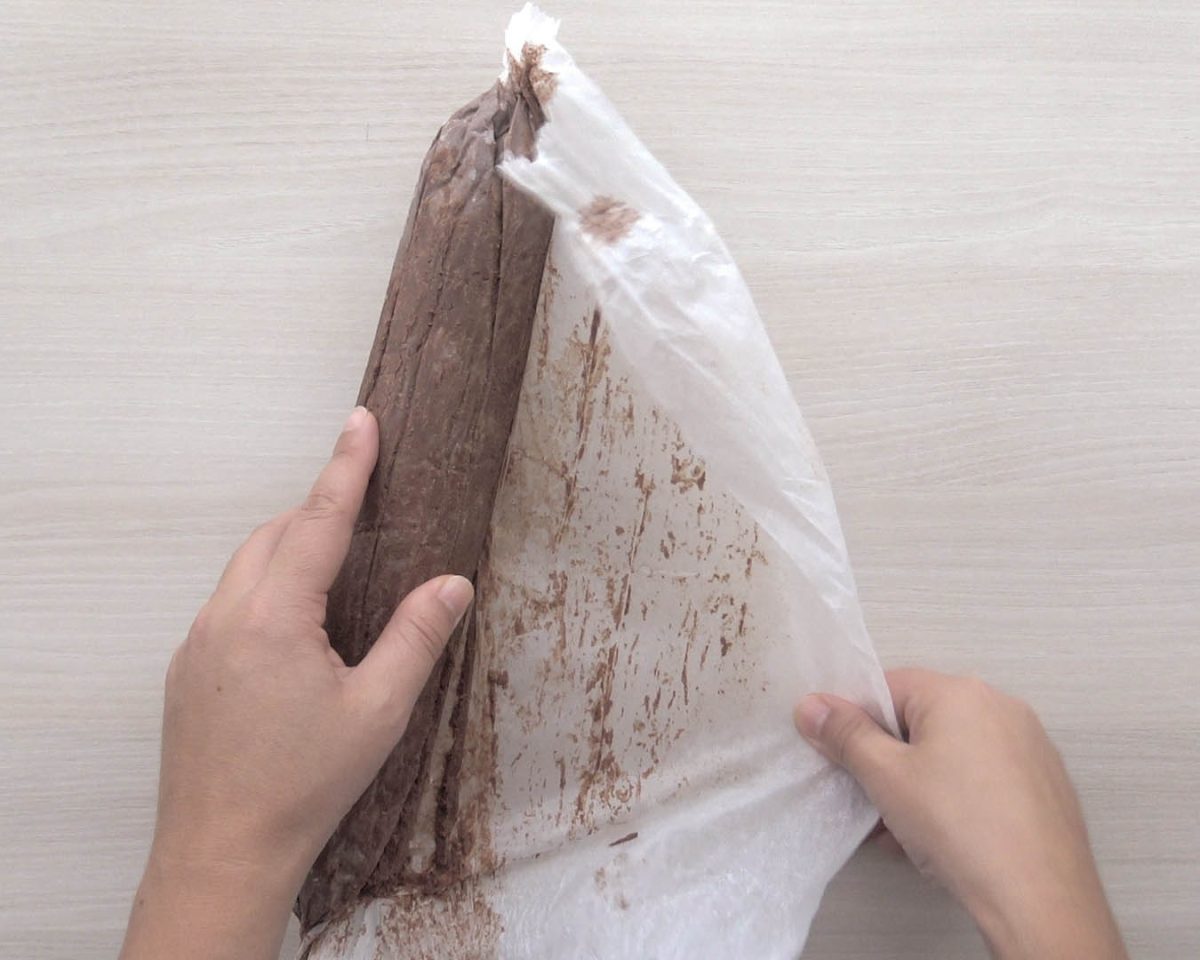 salchichón de chocolata paso 17