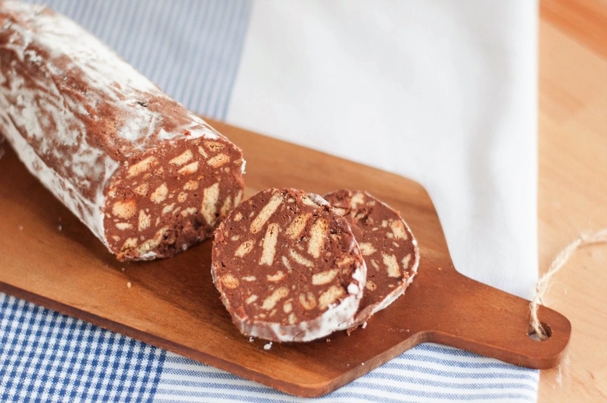 salchichón de chocolata paso 19