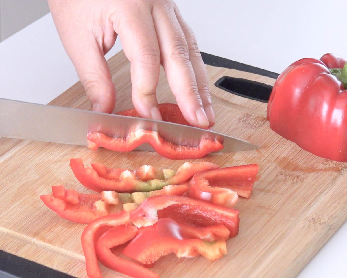 timbal de verduras con pavo paso 4