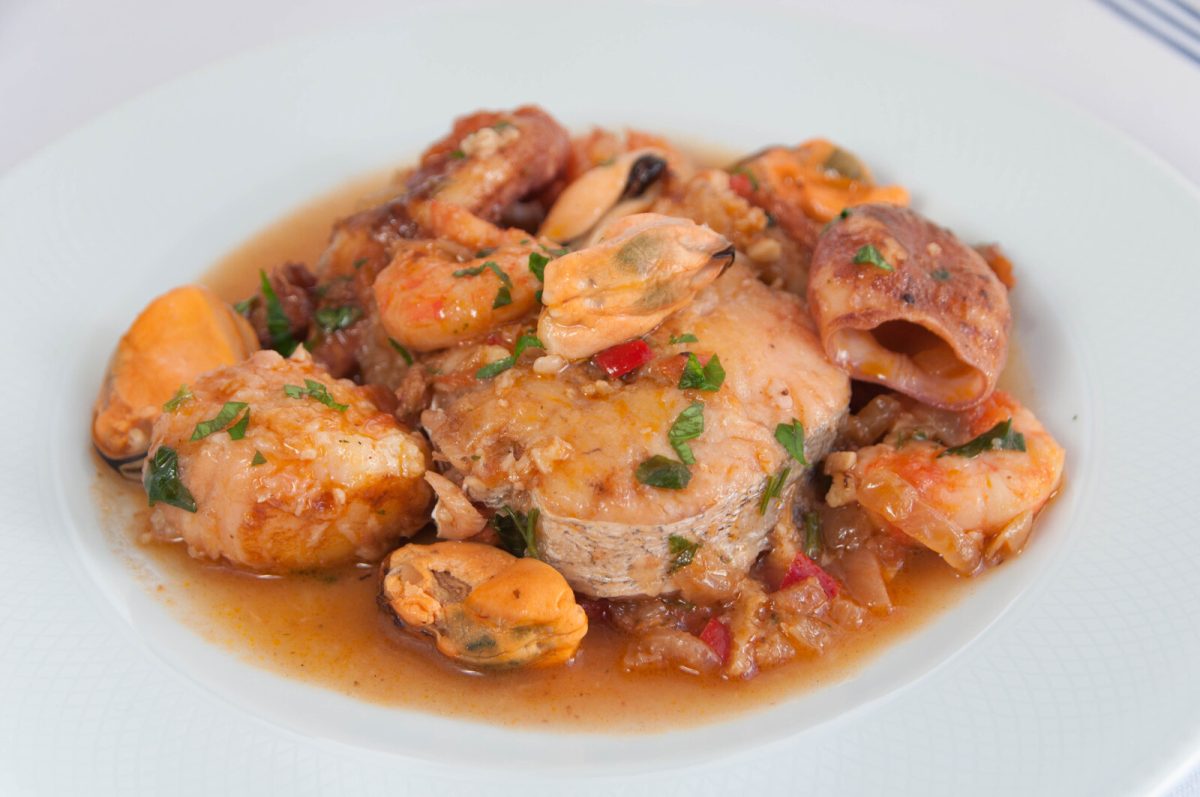 zarzuela de pescado y mariscos paso 28