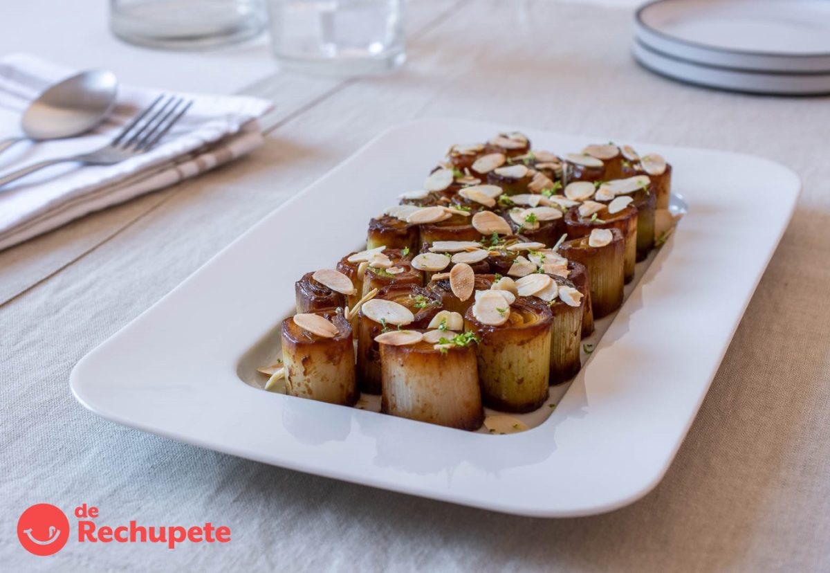 Puerros con miso. Un plato como guarnición o principal