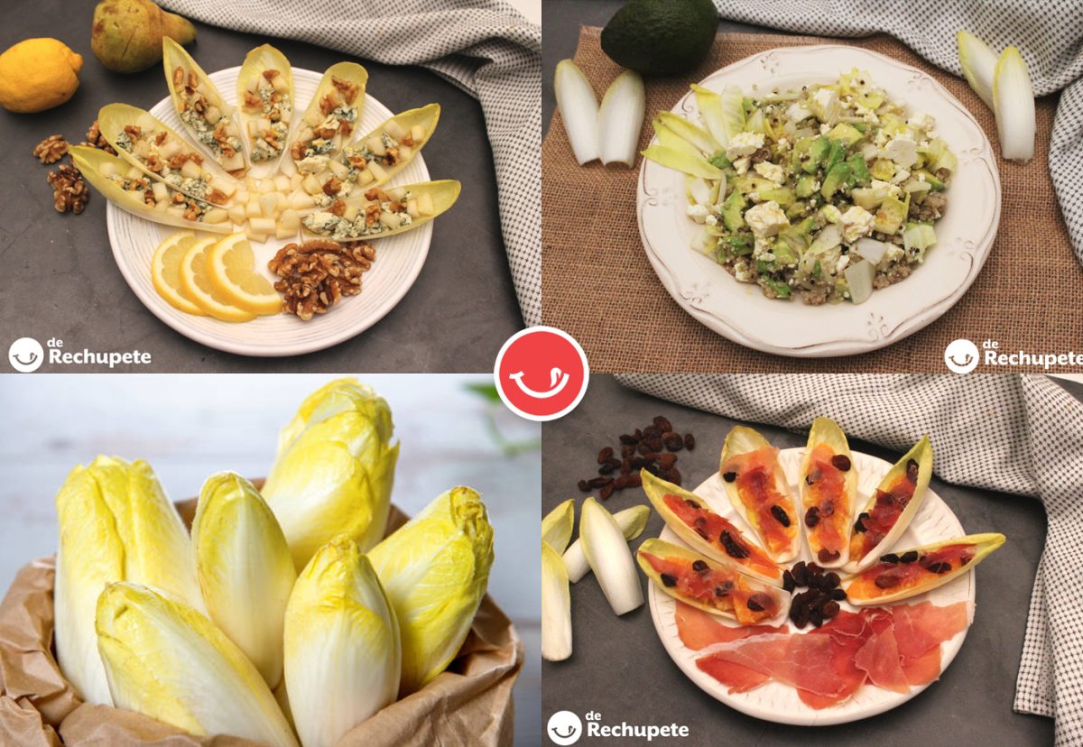 Conoce estas  irresistibles ensaladas de endivias