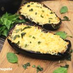 Berenjenas rellenas de verduras paso a paso