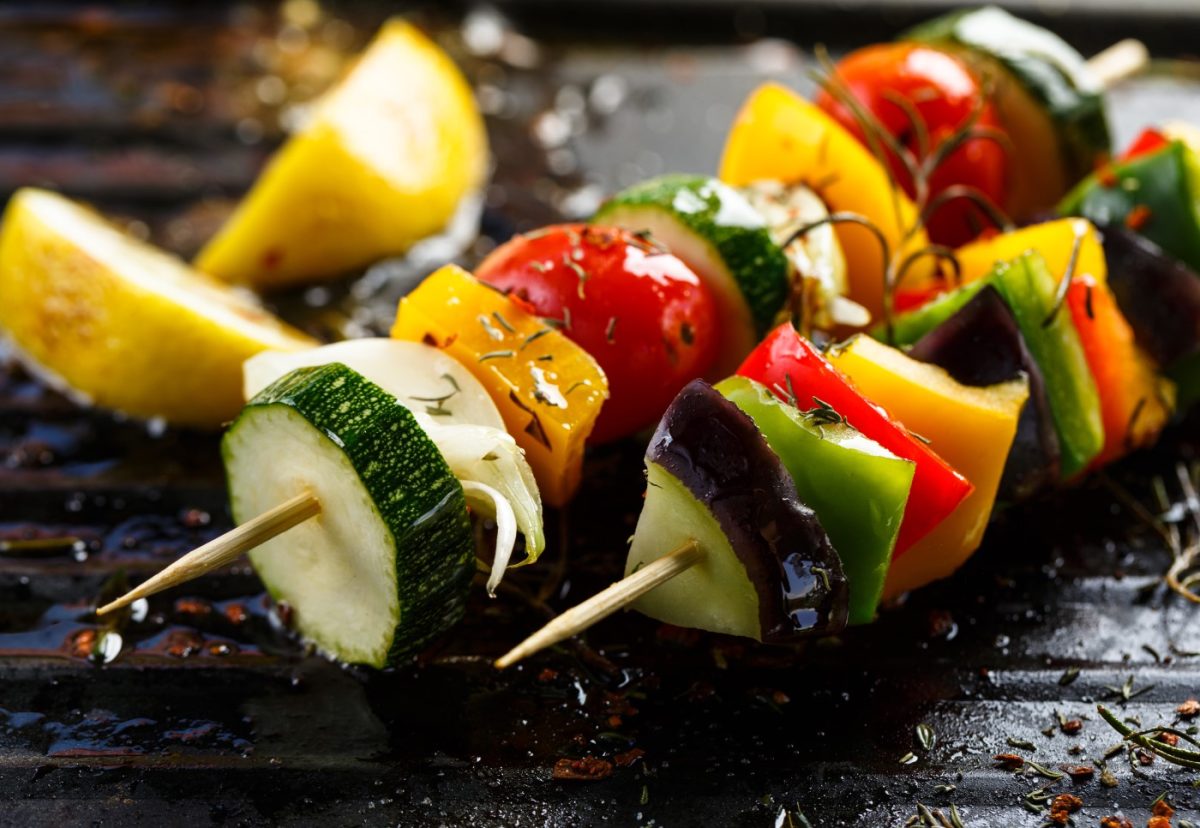 Brocheta de verduras
