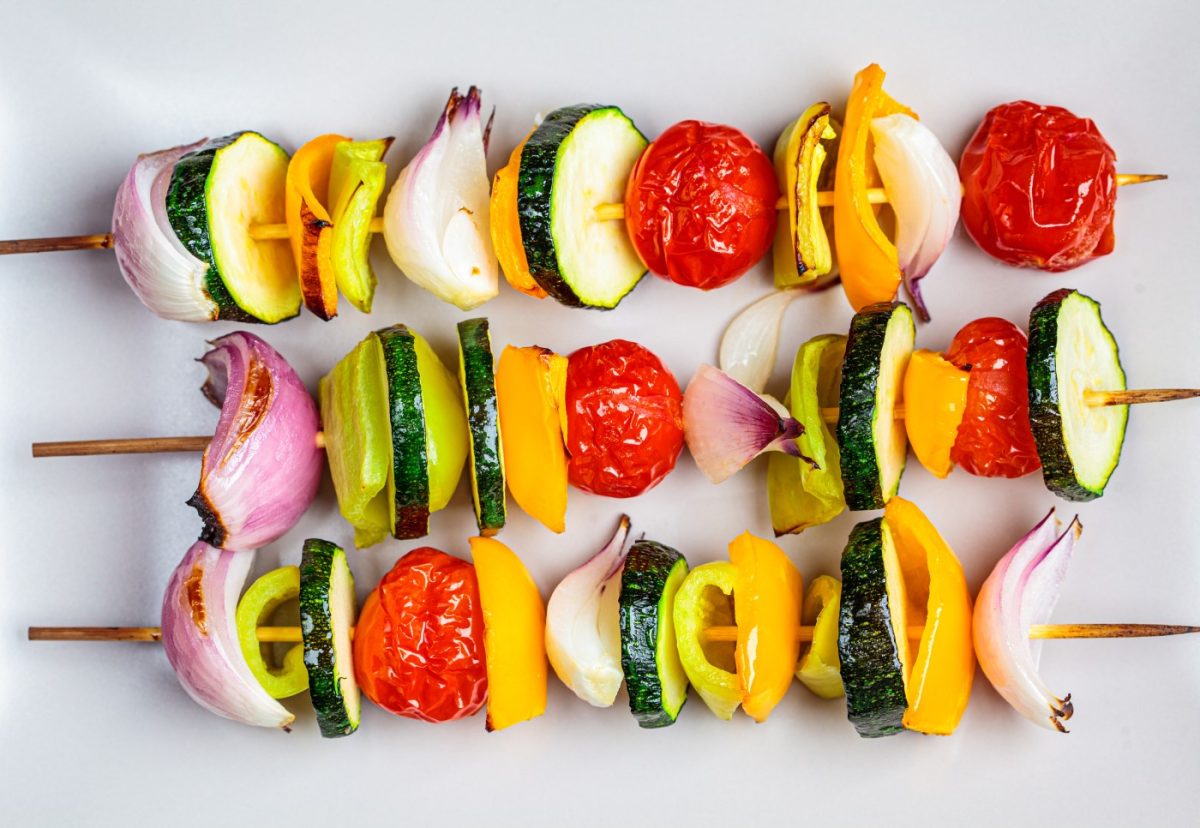 Brocheta de verduras