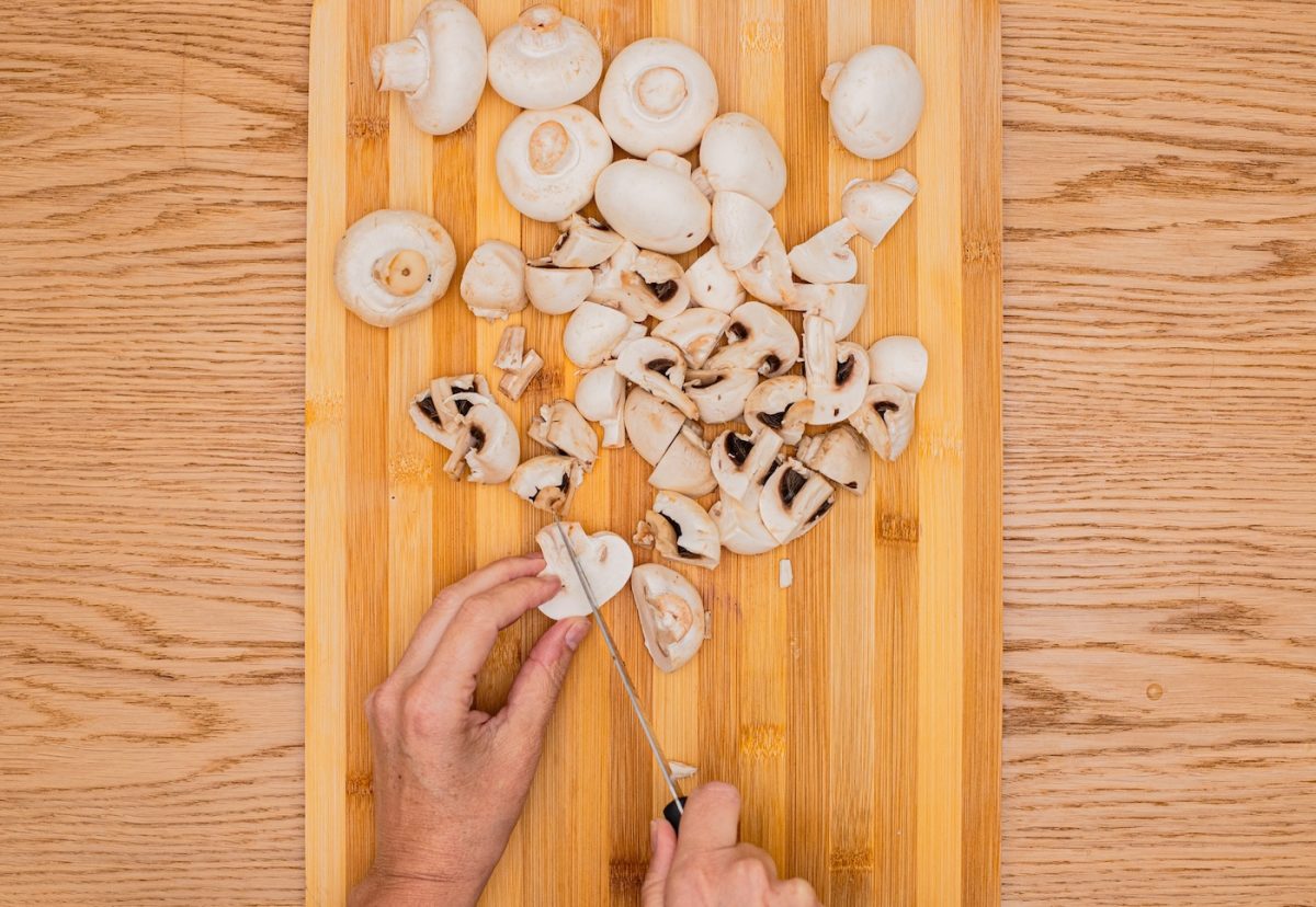Champiñones al ajillo. Perfectos para una tapa