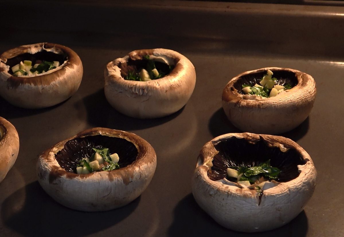 Champiñones al horno con ajo y perejil. Una receta sencilla y deliciosa