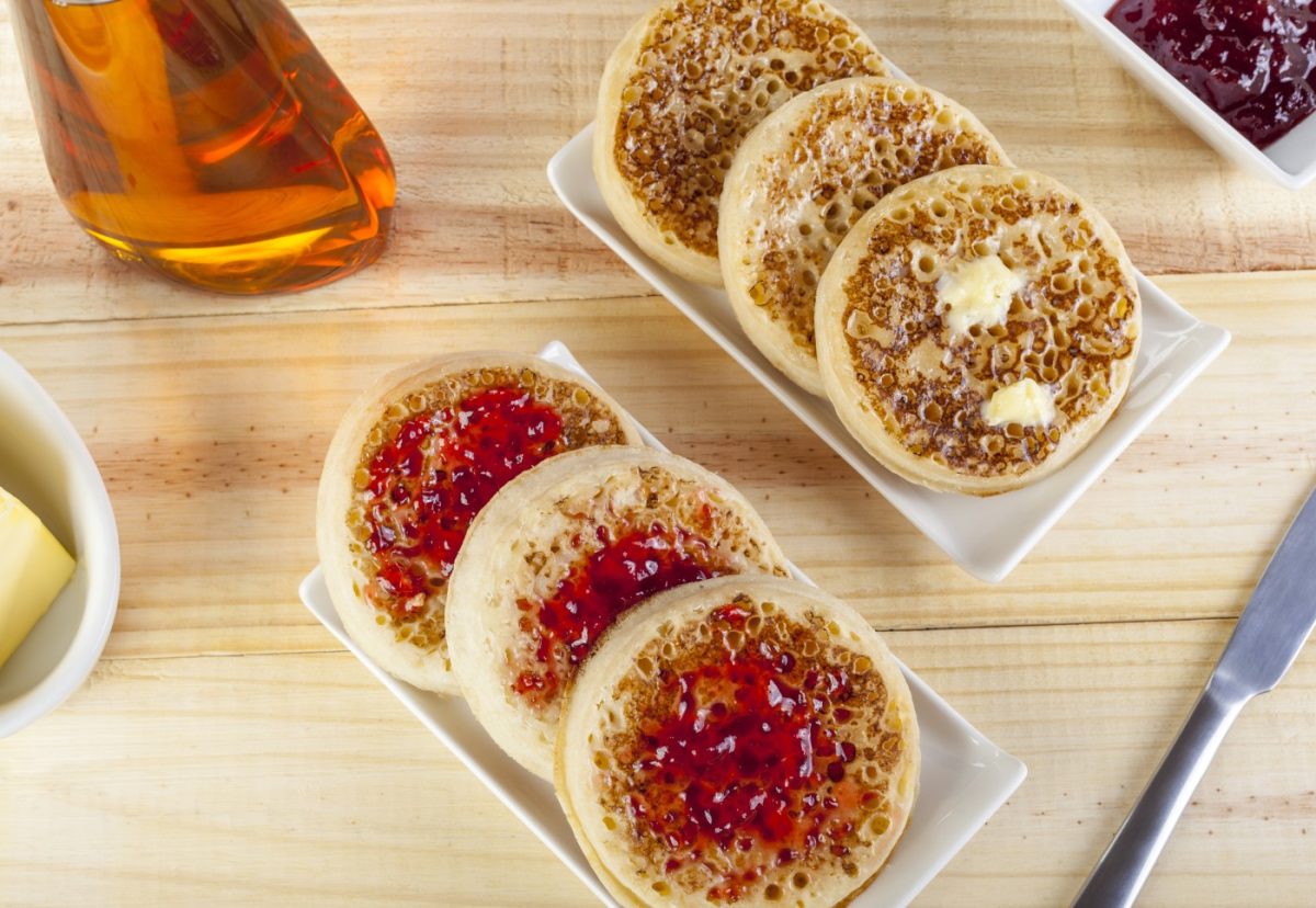 Crumpets. El clásico dulce inglés para tus desayunos