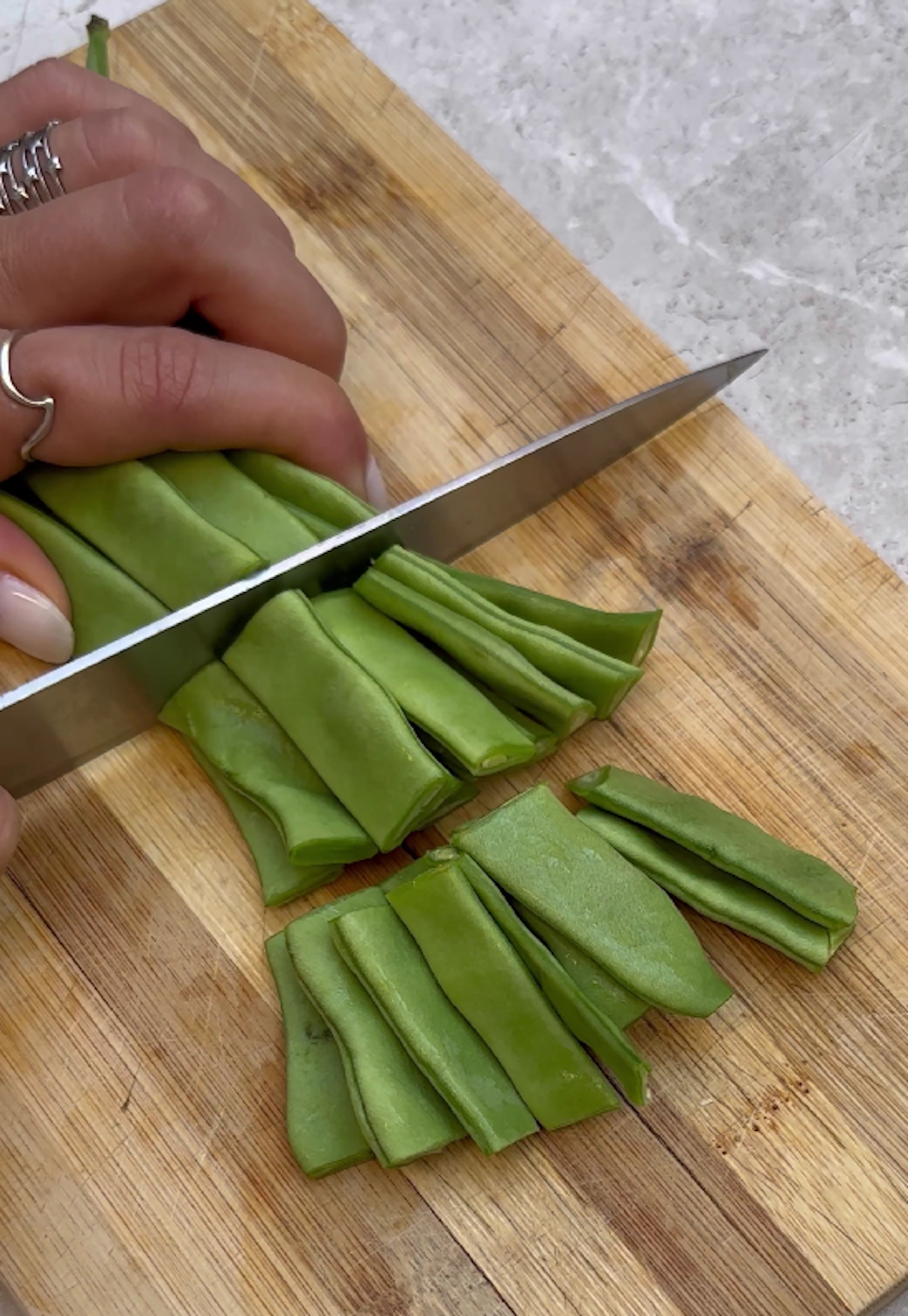 Cómo hacer una ensalada de judías verdes paso a paso