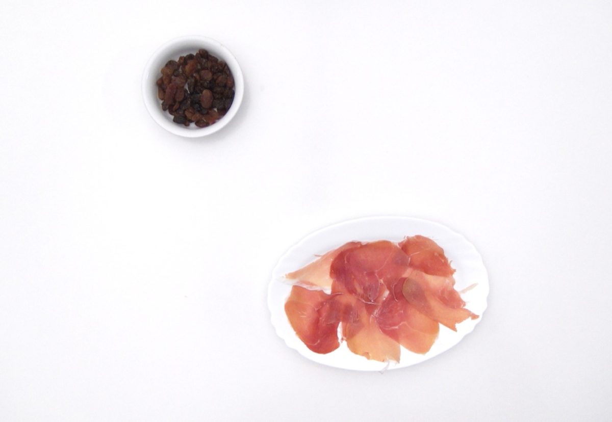 Ensalada de endivias con jamón ibérico y naranja