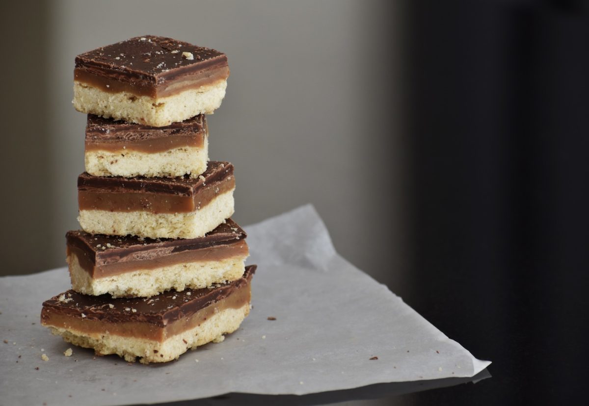 Millionaire's shortbread (galletas millonarias). Un dulce delicioso