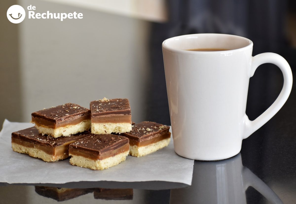 Millionaire&#s shortbread (galletas millonarias). Un dulce delicioso