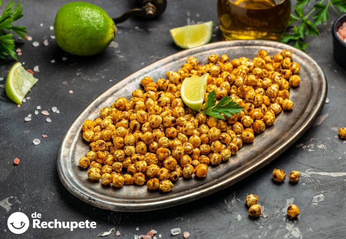 Garbanzos fritos. un aperitivo sencillo, sabroso y reconfortante