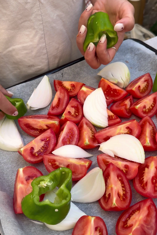 Gazpacho asado. Verduras al horno para un plato diferente