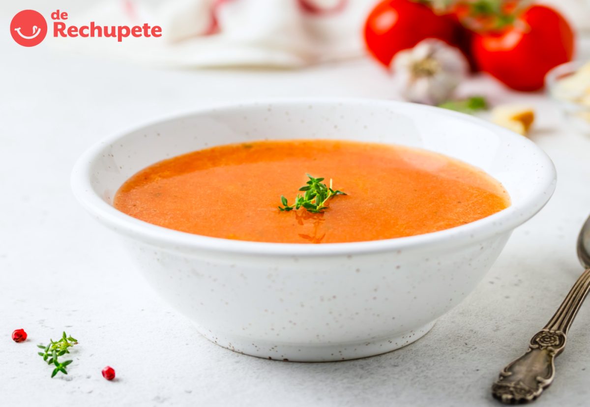 Gazpacho asado. Verduras al horno para un plato diferente