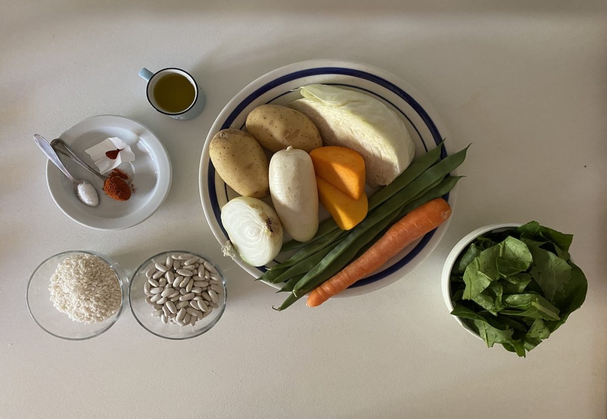 Olla de la plana. auténtica receta de cuchara