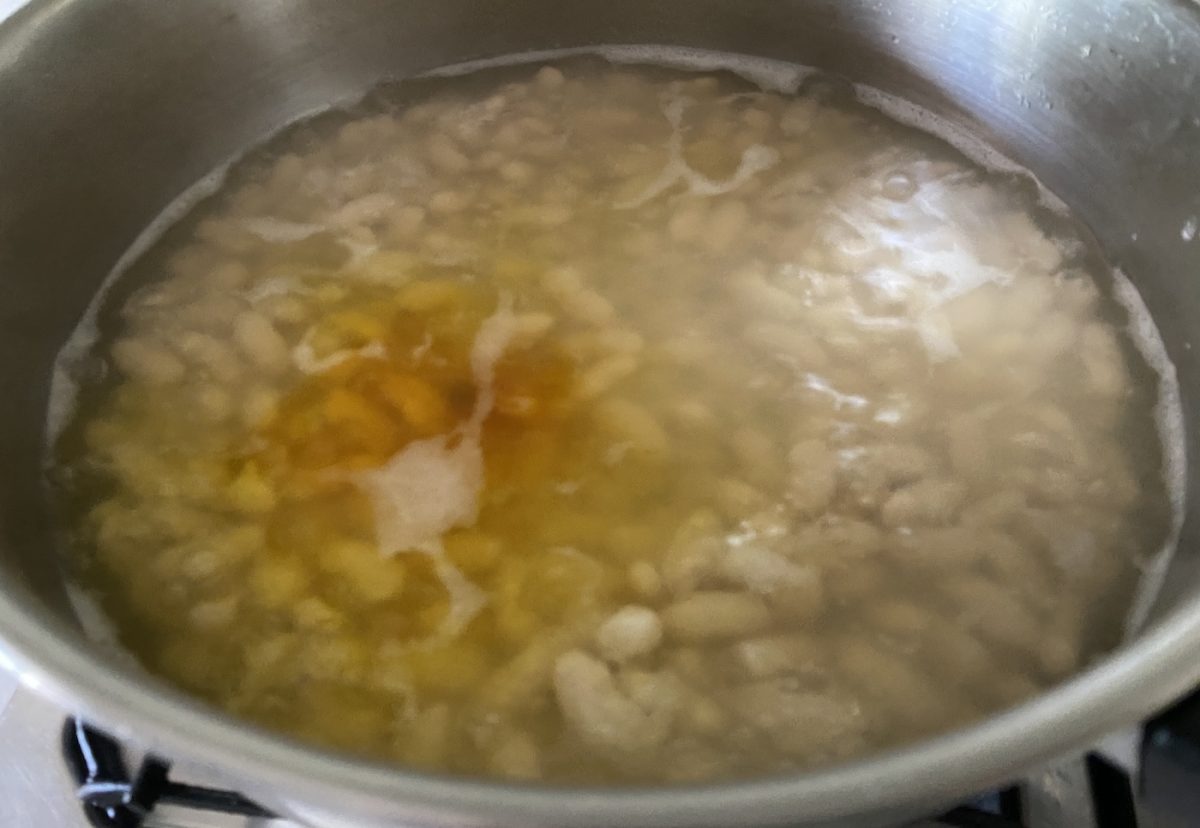 Olla de la plana. auténtica receta de cuchara