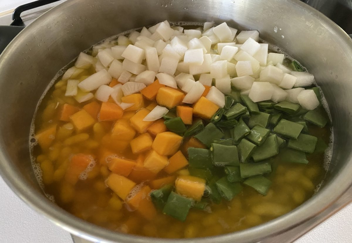 Olla de la plana. auténtica receta de cuchara