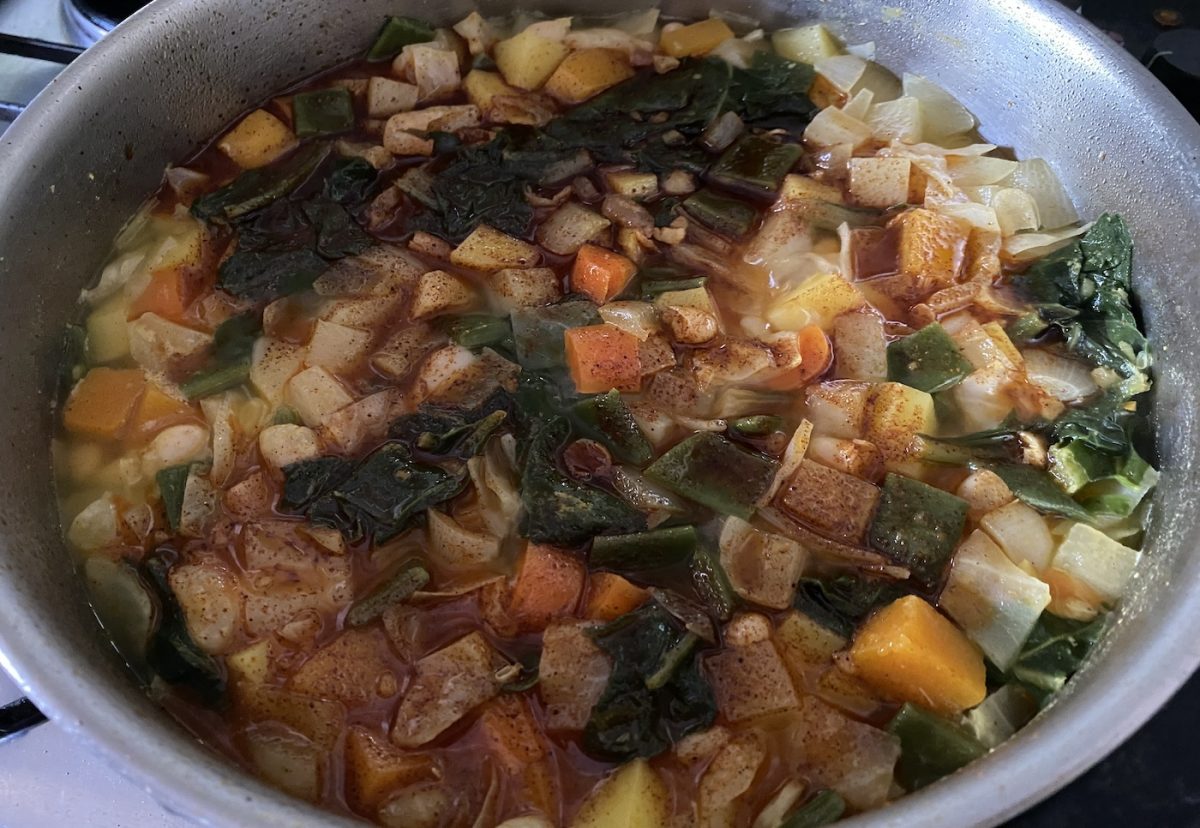Olla de la plana. auténtica receta de cuchara