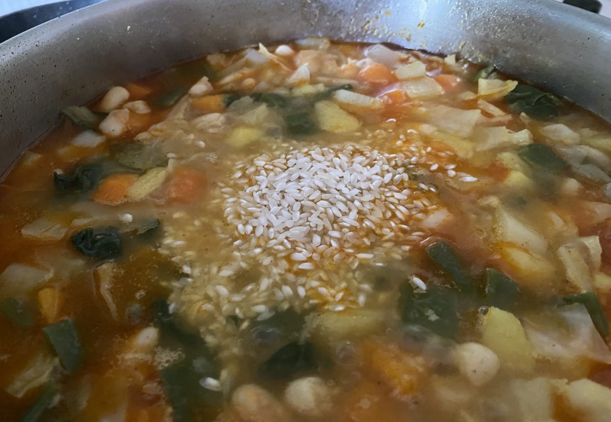 Olla de la plana. auténtica receta de cuchara
