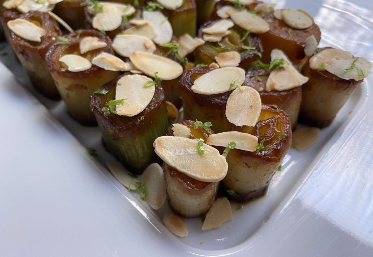 Puerros con miso. Un plato como guarnición o principal