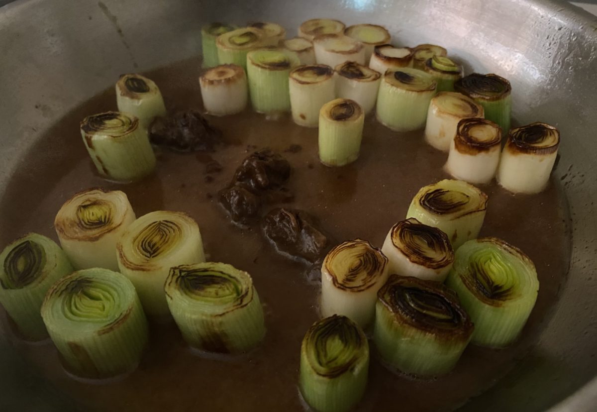 Puerros con miso. Un plato como guarnición o principal