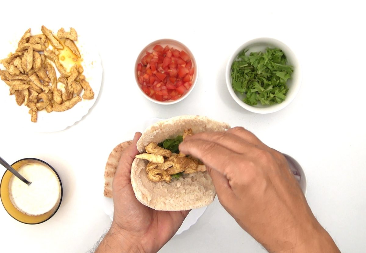 Shawarma de pollo