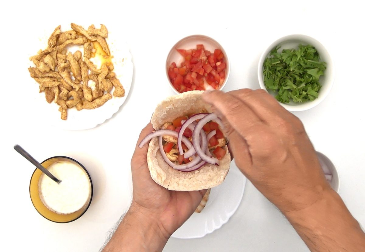 Shawarma de pollo