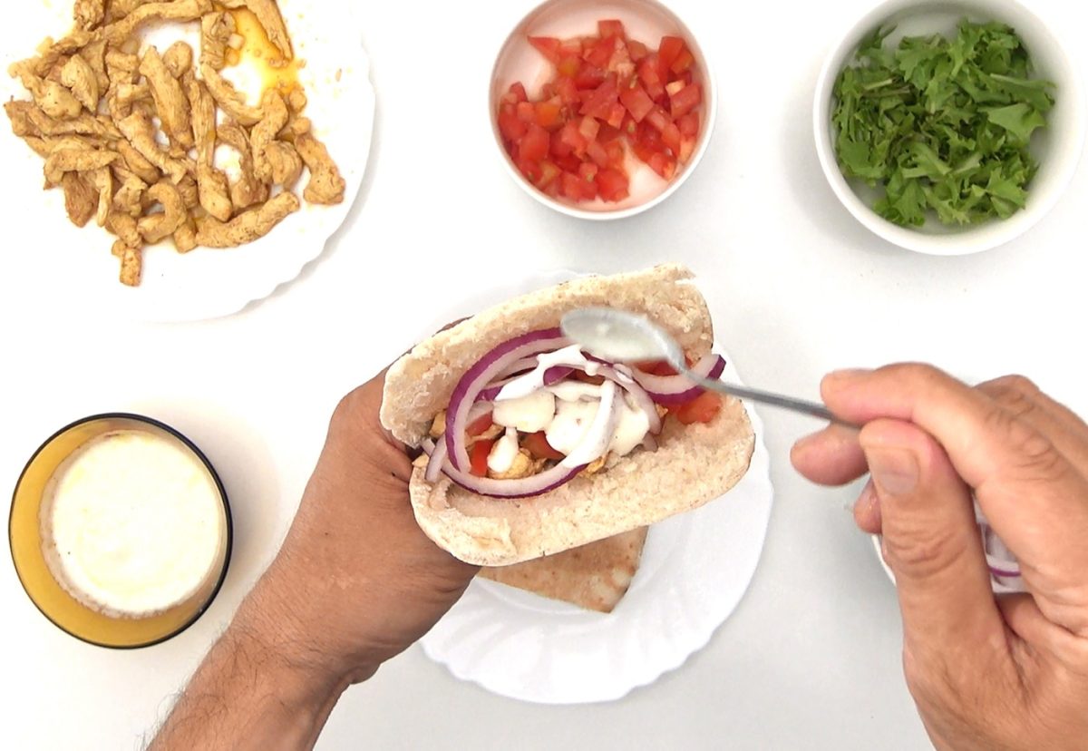 Shawarma de pollo