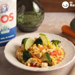 Wok de verduras, pollo y arroz. Un salteado perfecto para niños