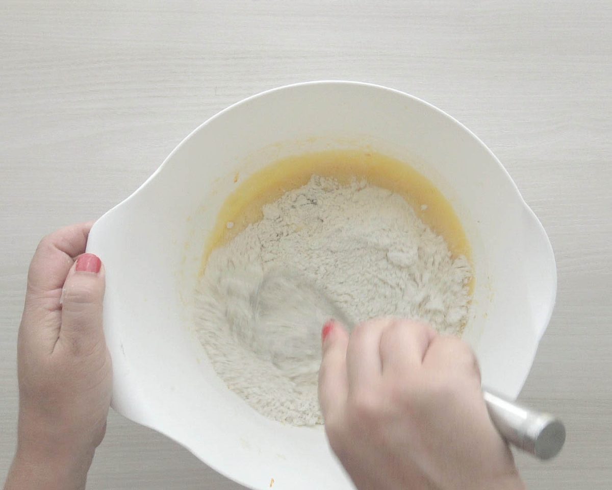 bizcocho de yogur con naranja paso 14