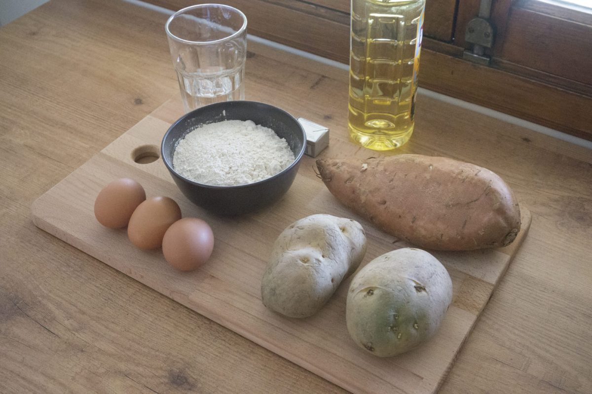 buñuelos de patata paso 1