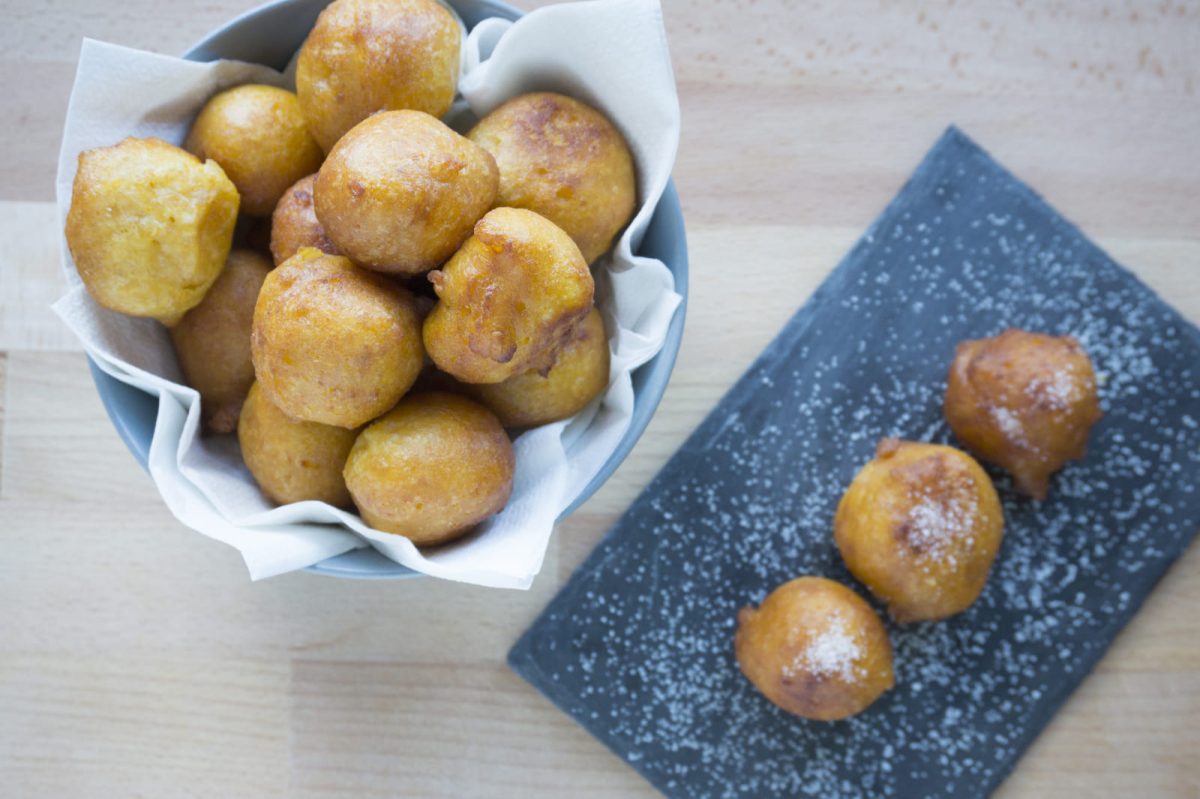 buñuelos de patata paso 16