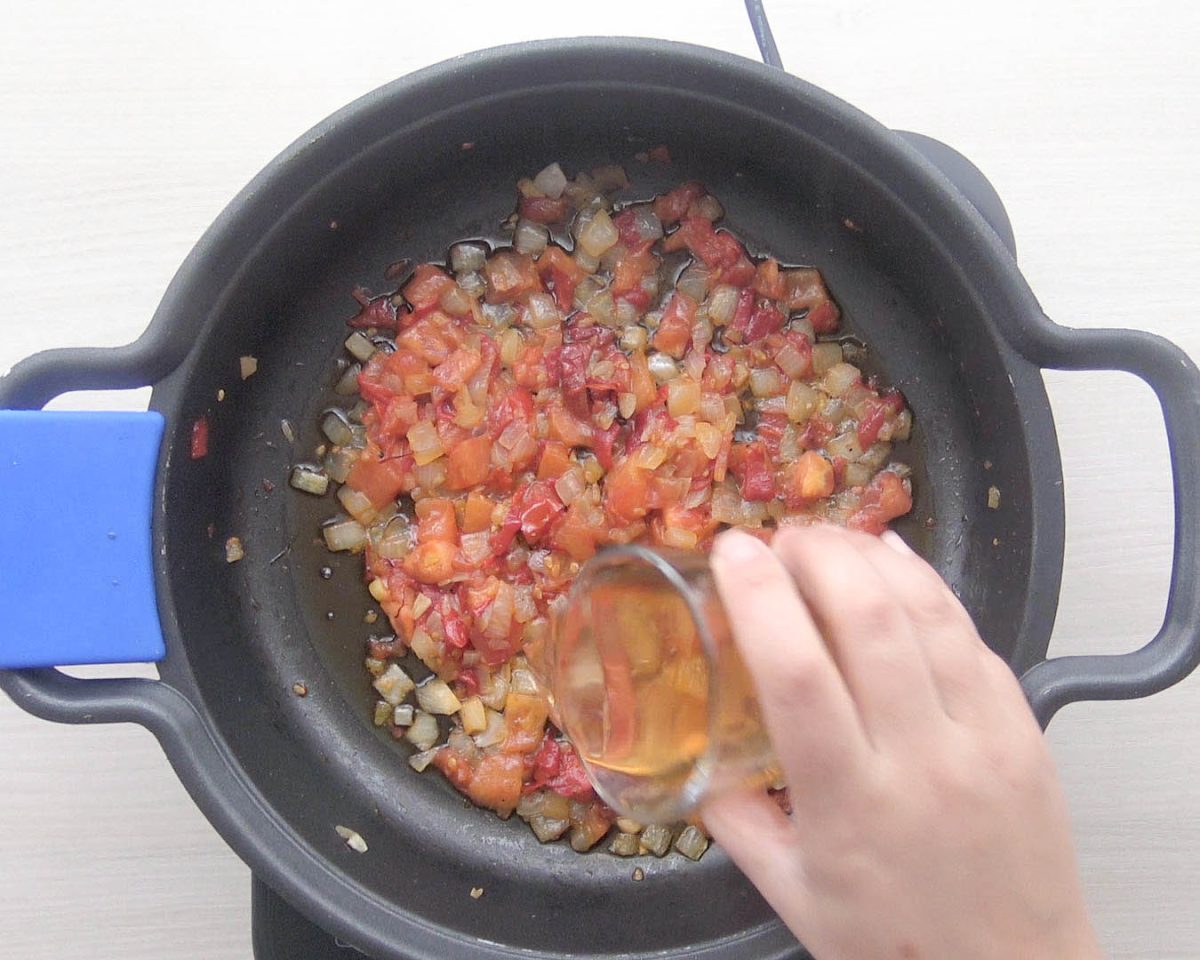 Cazuela de fideos con almejas paso 9