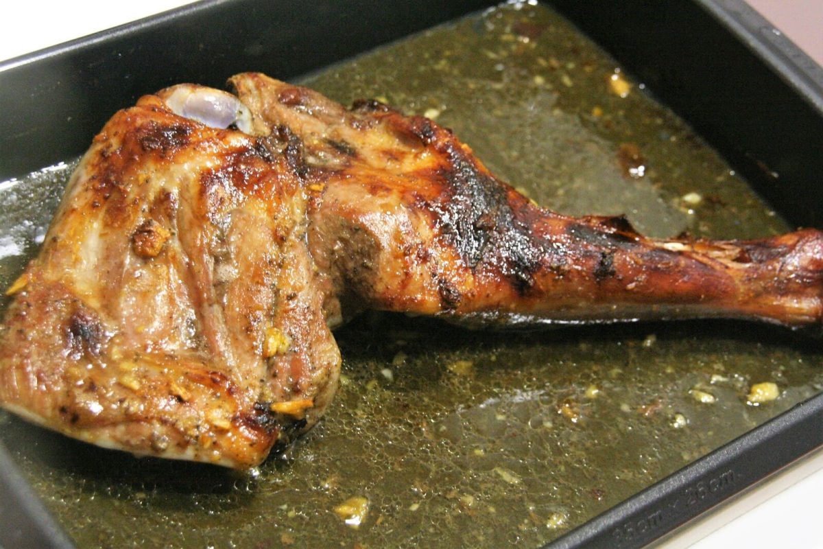 cordero asado a la miel paso 11