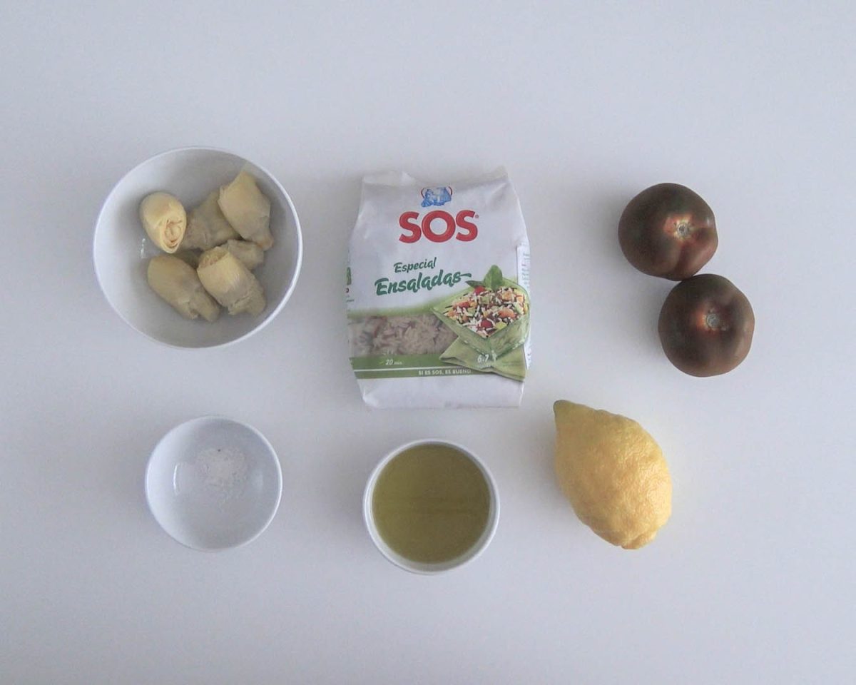 ensalada de arroz paso 1