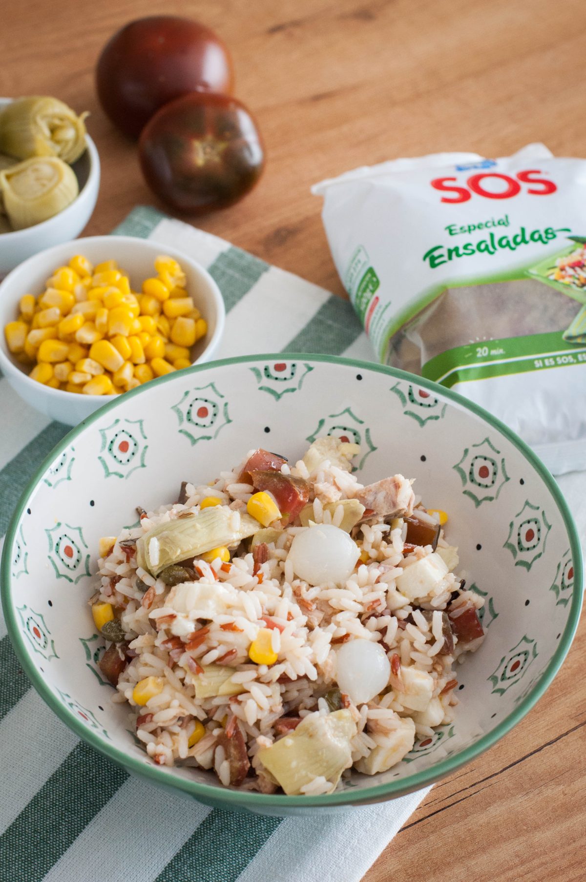 ensalada de arroz paso 13